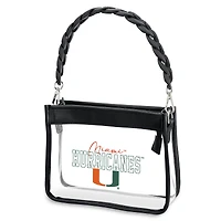 WEAR by Erin Andrews  Miami Hurricanes Plastic Chain Mini Crossbody Bag