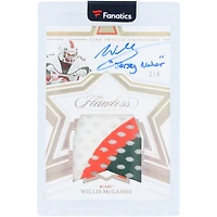 Willis McGahee Miami Hurricanes Autographed 2022 Panini Flawless Collegiate Tri-Color Game Used Relic Jersey Number #SS-WMC #2/8 Card with "Jersey Number" Inscription