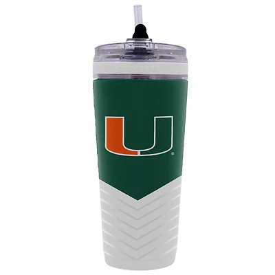 WinCraft Miami Hurricanes 26oz 4D Flex Ice Shaker Bottle