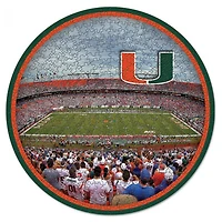 WinCraft Miami Hurricanes Round 500-Piece Puzzle