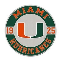 pin rond de collection WinCraft Miami Hurricanes