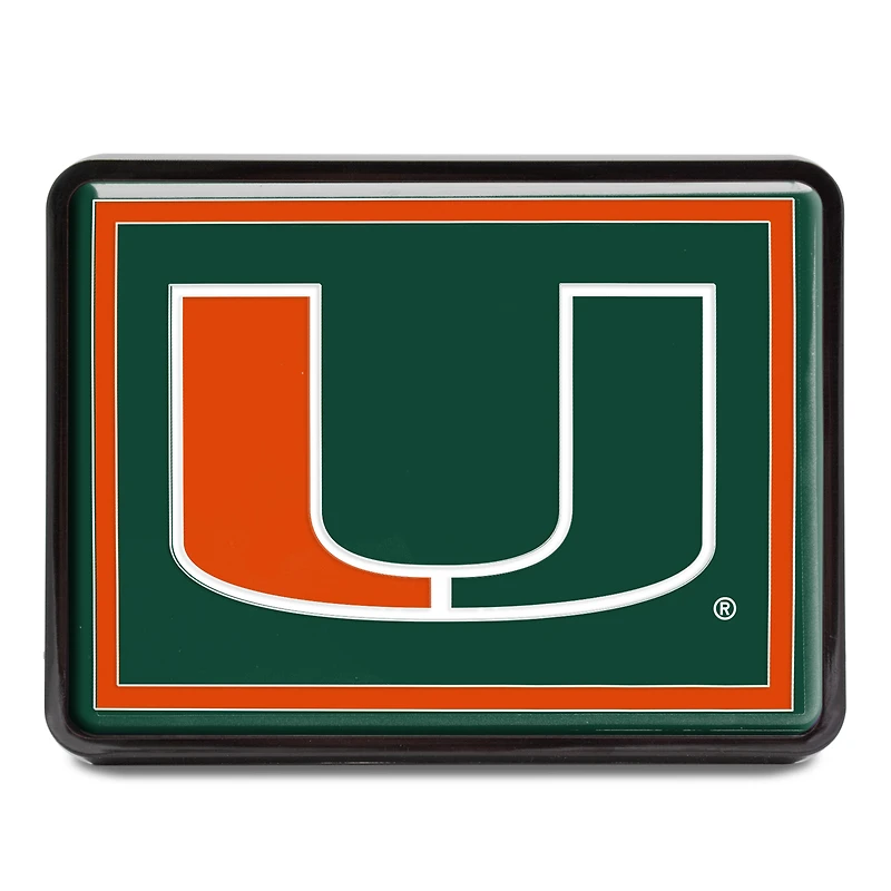 Cache-attelage rectangulaire universel WinCraft Miami Hurricanes
