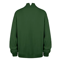 Sweat-shirt à col montant vert Miami Hurricanes pour femme, modèle 47