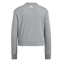 Sweat-shirt ras du cou gris adidas Miami Hurricanes pour femme