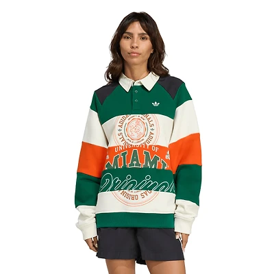 Women's adidas  Miami Hurricanes Oversized Pullover
