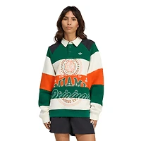 Women's adidas  Miami Hurricanes Oversized Pullover