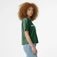 Women's Champion Green Miami Hurricanes Home Wordmark T-Shirt