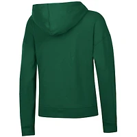 Women's Champion Green Miami Hurricanes Powerblend Fleece Hoodie