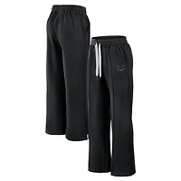 Pantalon de survêtement évasé en polaire super douce Fanatics pour femme, noir, Miami Hurricanes Prime