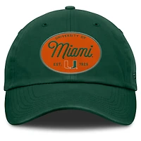 Women's Fanatics Green Miami Hurricanes Candid Adjustable Hat