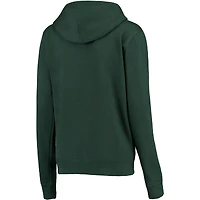 Sweat à capuche vert avec nom arqué Miami Hurricanes pour femme