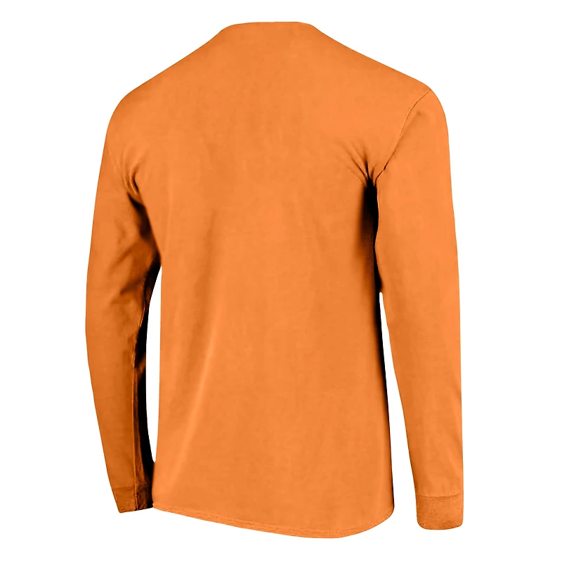 T-shirt à manches longues pour femmes Miami Hurricanes, orange, motif Noël, couleurs confortables