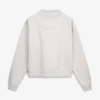 Sweat-shirt à col montant Nelson oversize Pressbox Ash Miami Hurricanes pour femme