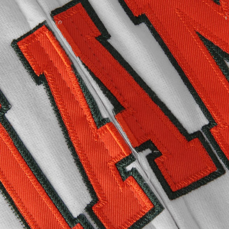 Sweat à capuche zippé pour femme Stadium Athletic Miami Hurricanes Arched Name