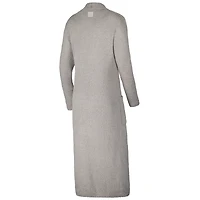 Ensemble débardeur court en tricot pelucheux, pantalon de jogging et cardigan long trois pièces pour femmes des Hurricanes Miami