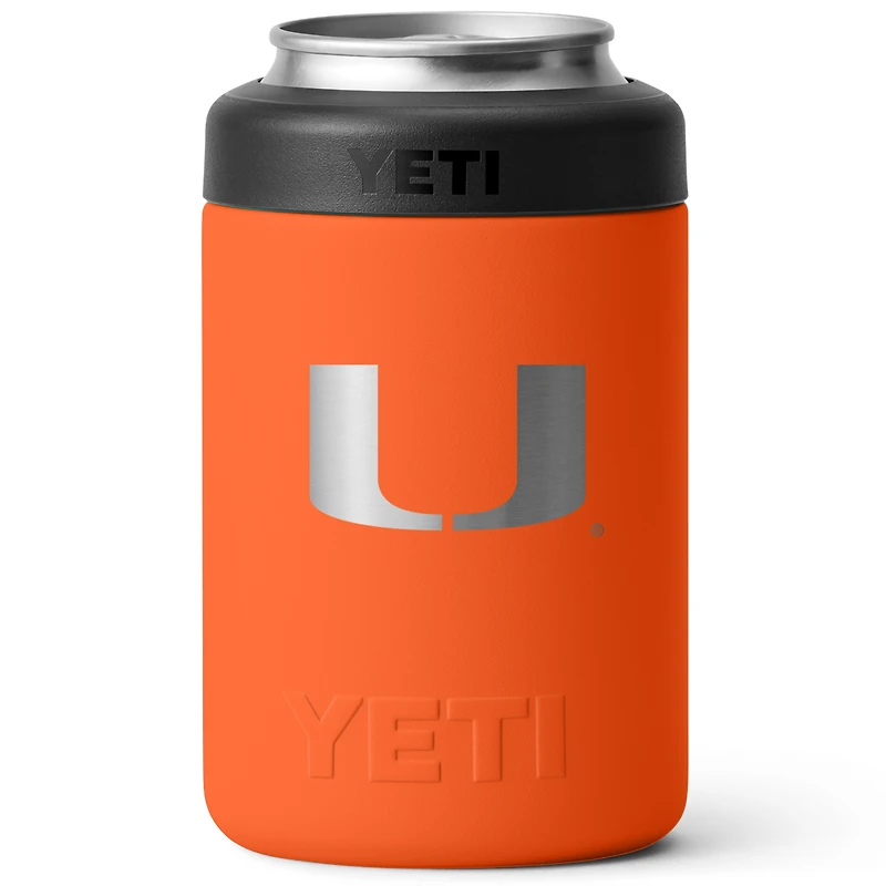 YETI Miami Hurricanes 12oz. Rambler Colster Can Cooler