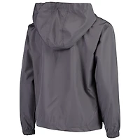 Youth Champion Graphite Miami Hurricanes Pack & Go Windbreaker Jacket
