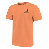 T-shirt orange pour jeunes avec motif mascotte des Miami Hurricanes