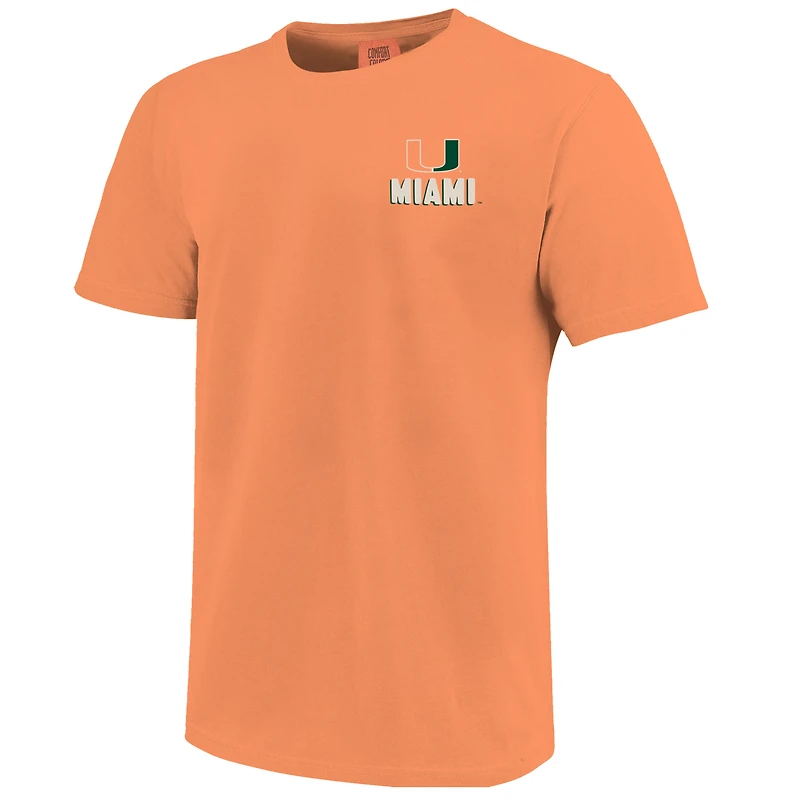 T-shirt orange pour jeunes des Miami Hurricanes, scène locale du campus