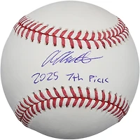 Balle de baseball autographiée par Aiva Arquette des Marlins de Miami avec inscription « 7e choix de 2025 »