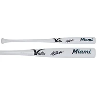 Bâton miniature Victus autographié par Aiva Arquette des Marlins de Miami (identification de l'équipe)