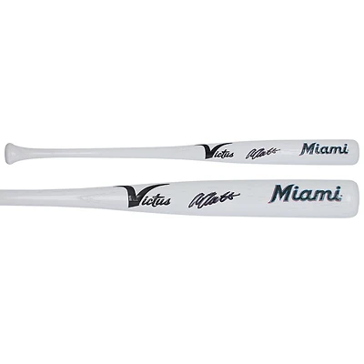 Bâton miniature Victus autographié par Aiva Arquette des Marlins de Miami (identification de l'équipe)