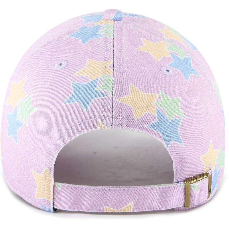 Girls '47 Lavender Miami Marlins Star Bright Clean Up Adjustable Hat