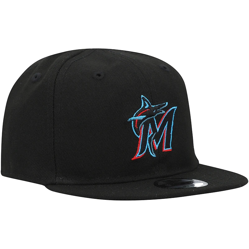 Casquette réglable New Era Miami Marlins My First 9FIFTY adulte noire