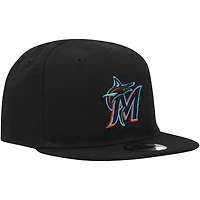 Casquette réglable New Era Miami Marlins My First 9FIFTY adulte noire