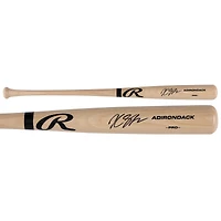 Bâton Rawlings Pro blond autographié par Kyle Stowers des Marlins de Miami