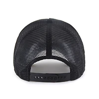 Men's '47 Black Miami Marlins Ballpark Offside Adjustable Trucker Hat