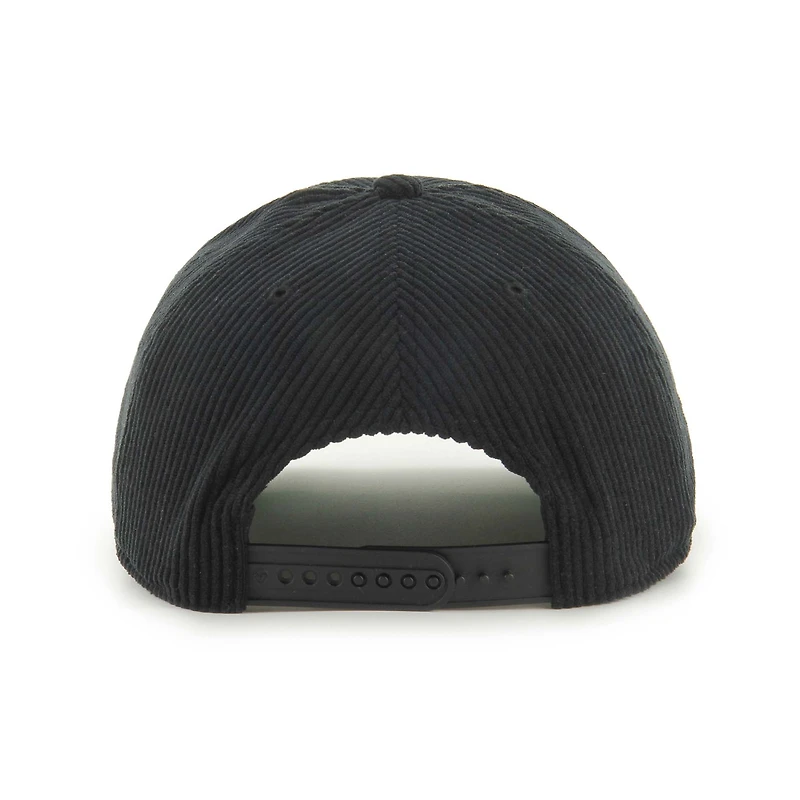 Casquette ajustable en velours côtelé Miami Marlins '47 noire pour homme