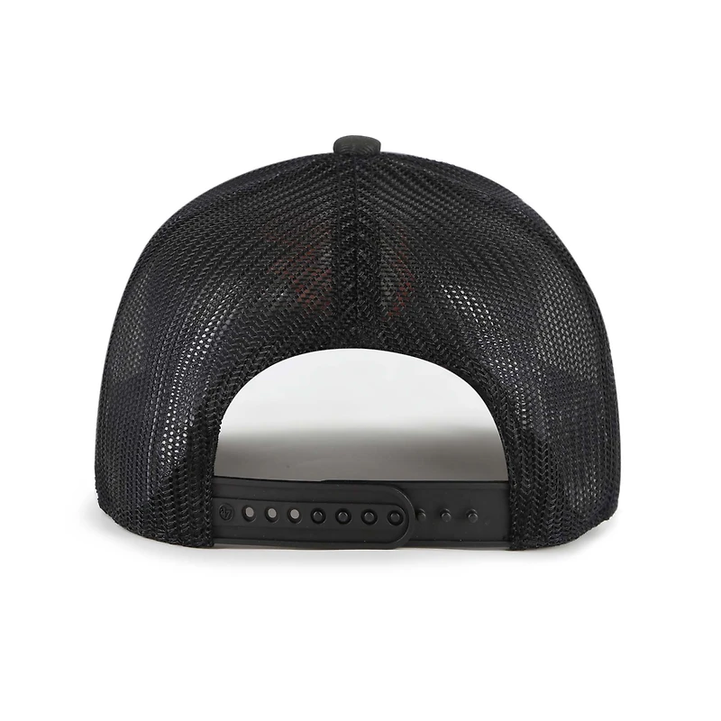 Men's '47 Black Miami Marlins Fiji Trucker Adjustable Hat