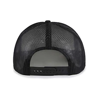 Men's '47 Black Miami Marlins Lift Off Foam Front Mesh Trucker Adjustable Hat