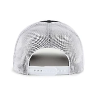 Men's '47 Black Miami Marlins Meander Foam Trucker Snapback Hat