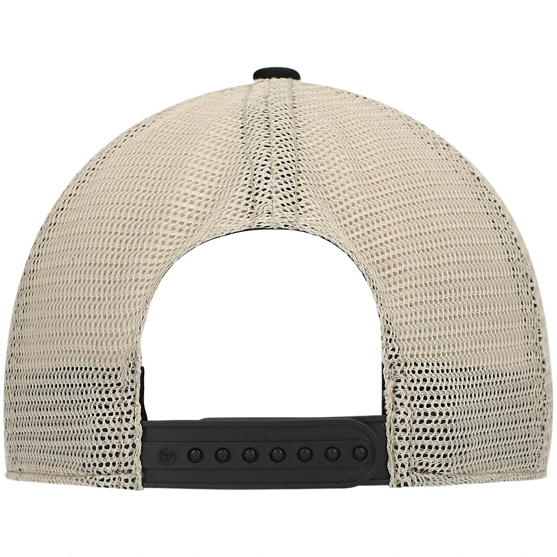 Casquette Snapback '47 Black Miami Marlins Trawler Clean Up Trucker pour homme