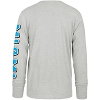 T-shirt à manches longues Fair Ball Franklin pour homme, gris, Miami Marlins, 1947