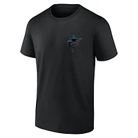 Men's  Black Miami Marlins Bring It T-Shirt