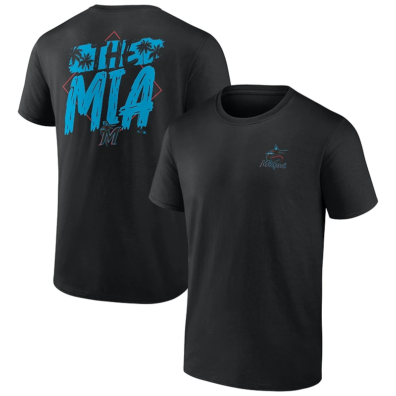 Men's Black Miami Marlins The MIA T-Shirt