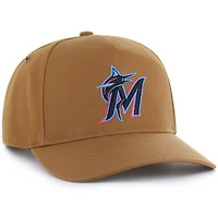 Casquette ajustable Carhartt x '47 Brown Miami Marlins Hitch pour homme