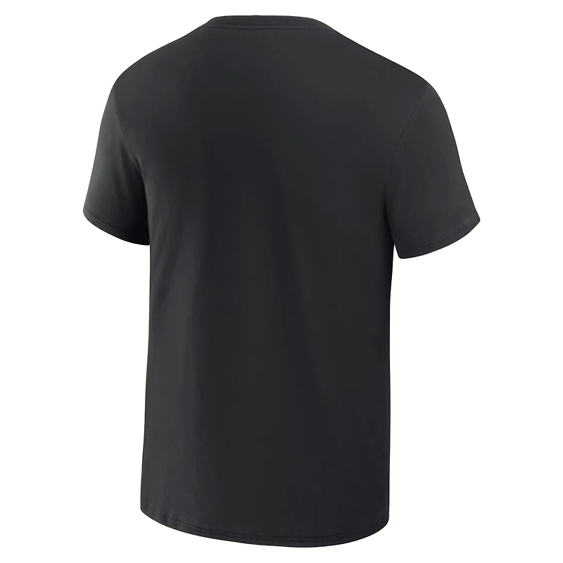Men's Darius Rucker Collection by Fanatics Black Miami Marlins Beach Splatter T-Shirt