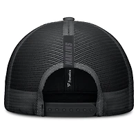Casquette de camionneur ajustable noire Fanatics pour hommes des Marlins de Miami