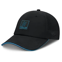 Casquette ajustable noire pour homme Fanatics Miami Marlins Level Up Driver