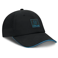Casquette ajustable noire pour homme Fanatics Miami Marlins Level Up Driver