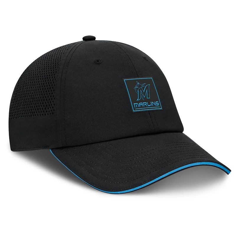 Men's Fanatics Black Miami Marlins Level Up Driver Adjustable Hat