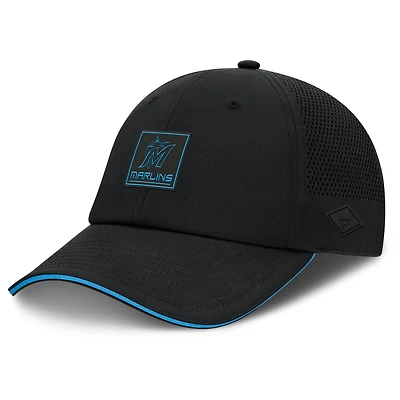 Men's Fanatics Black Miami Marlins Level Up Driver Adjustable Hat