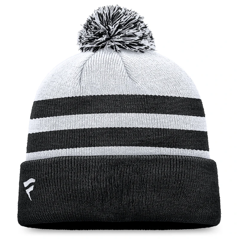 Men's Fanatics Gray Miami Marlins Cuffed Knit Hat with Pom