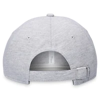 Men's Fanatics Heather Gray Miami Marlins Logo Adjustable Hat