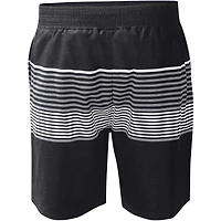Short de bain Miami Marlins Coastline Volley G-III Sports by Carl Banks pour homme Noir