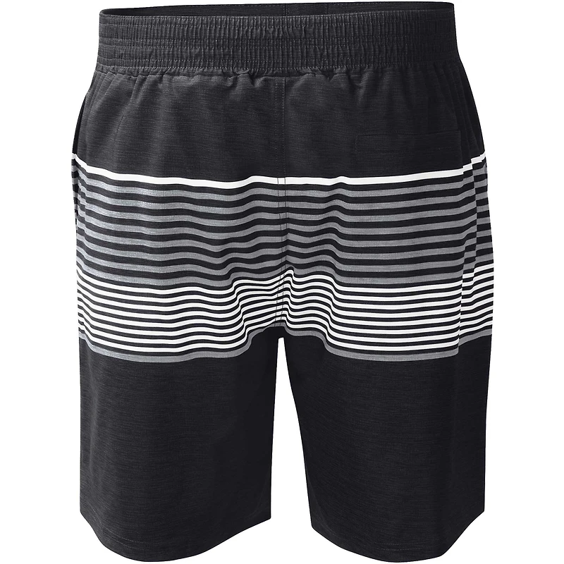Men's G-III Sports by Carl Banks Black Miami Marlins Coastline Volley Swim Shorts